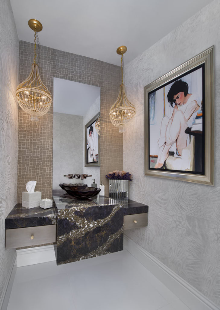 780 5th Ave South Powder Room | Dwayne Bergmann Interiors