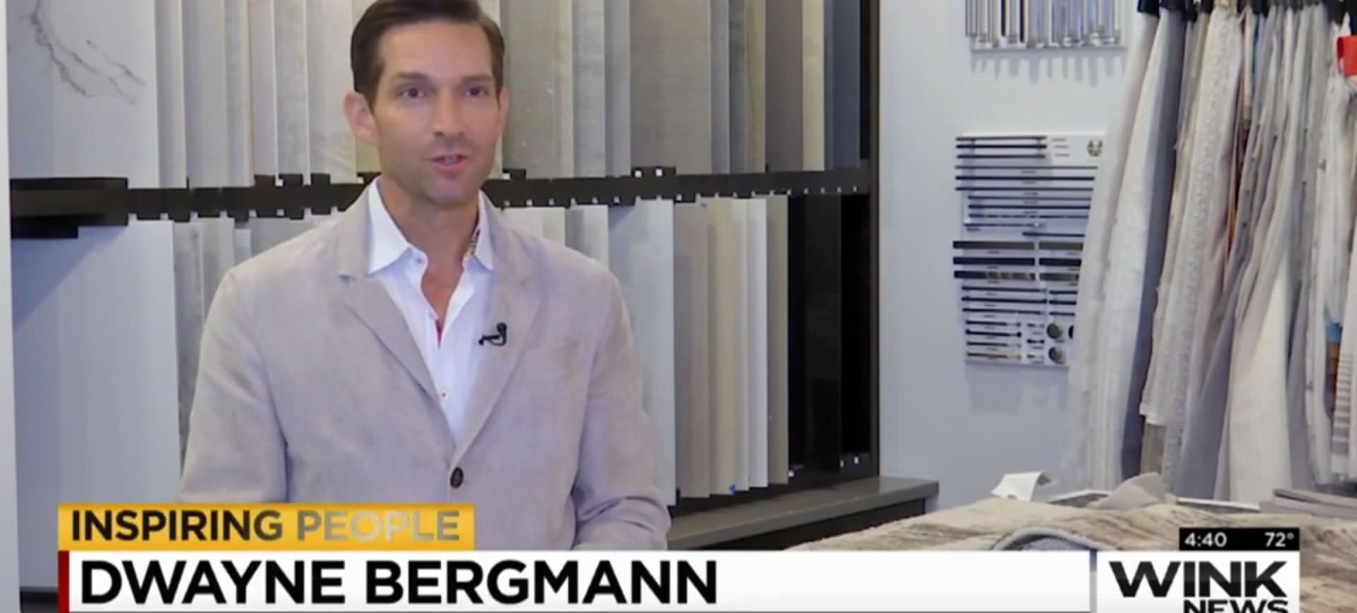 WINK TV: Inspiring People: Dwayne Bergmann doesn’t think like many other interior designers